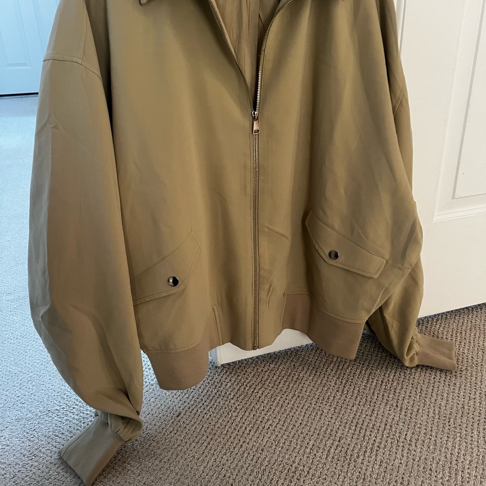 WeWoreWhat Women’s  Khaki Bomber Jacket